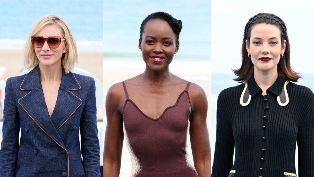 Cate Blanchett, Lupita Nyong'o and Mireia Oriol at the 72nd Annual San Sebastian Film Festival in Spain.
