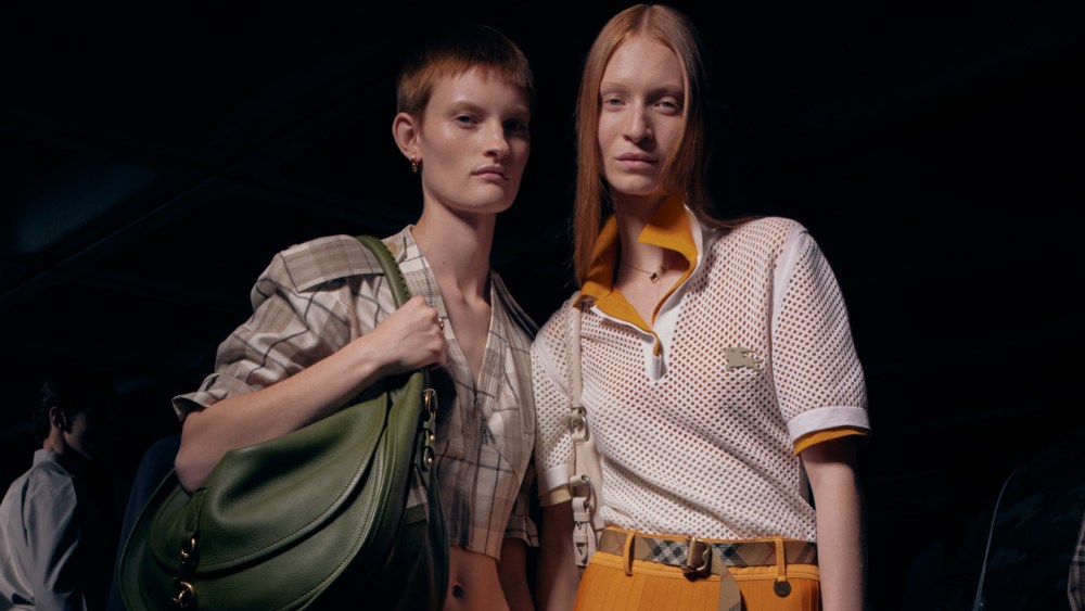 Backstage at Burberry Spring 2025 Ready-To-Wear Collection at London Fashion Week