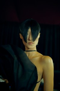 Backstage at Mugler Spring 2025 Ready-to-Wear Collection at Paris Fashion Week