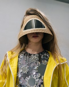 Backstage at Prada Spring 2025 Ready-to-Wear CollectionA