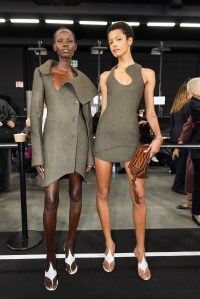 Backstage at Ferragamo Spring 2025 Ready-To-Wear Collection at Milan Fashion Week