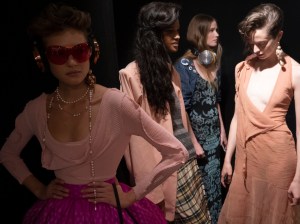 Backstage at Vivienne Westwood Spring 2025 Ready-to-Wear Collection at Paris Fashion Week