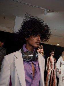 Backstage at Vivienne Westwood Spring 2025 Ready-to-Wear Collection at Paris Fashion Week