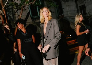 Anja Rubik at the Boucheron In America event during New York Ready to Wear Fashion Week held at Cooper Hewitt, Smithsonian Design Museum on September 10, 2024 in New York, New York.