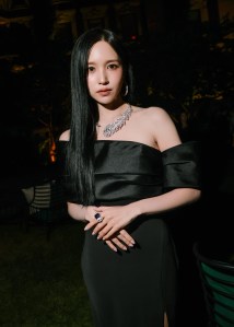 Mina Myoi at the Boucheron In America event during New York Ready to Wear Fashion Week held at Cooper Hewitt, Smithsonian Design Museum on September 10, 2024 in New York, New York.
