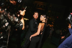 Cole Sprouse and Ari Fournier at the Boucheron In America event during New York Ready to Wear Fashion Week held at Cooper Hewitt, Smithsonian Design Museum on September 10, 2024 in New York, New York.