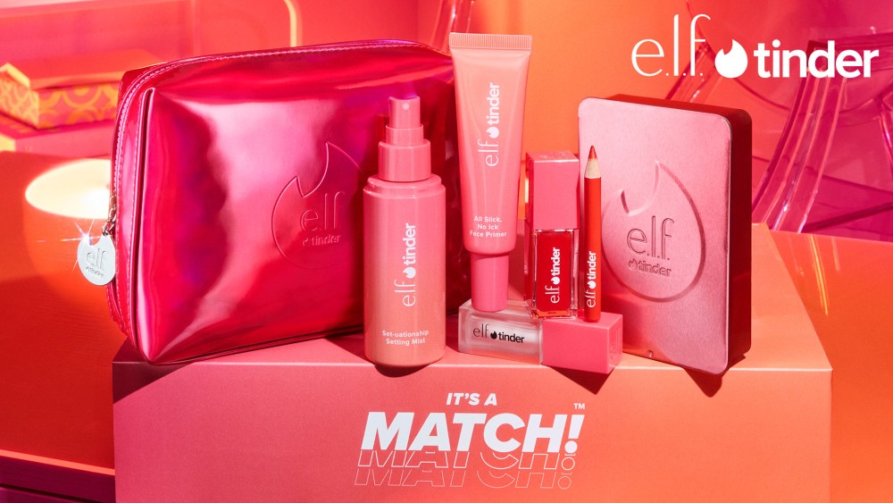 E.l.f. x Tinder “Put Your e.l.f. Out There” collection, makeup collaboration