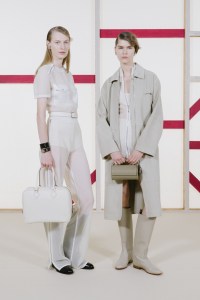 Backstage at Hermes Spring 2025 Ready-to-Wear Collection at Paris Fashion Week