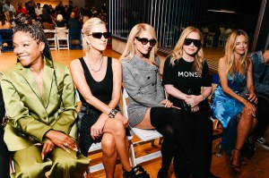 Tiffany Haddish, Nicky Hilton Rothschild, Paris Hilton and Kathy Hilton at Monse RTW Spring 2025 as part of New York Ready to Wear Fashion Week held at Genesis House on September 7, 2024 in New York, New York.