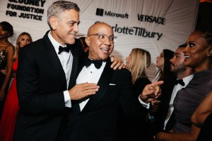 George Clooney and Darren Walker