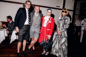 Andrew Bolton, Thom Browne, Cole Escola and Anna Wintour
