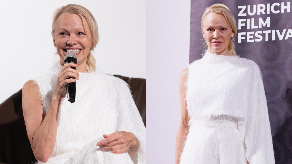 Pamela Anderson at the 2024 Zurich Film Festival on Oct. 5.