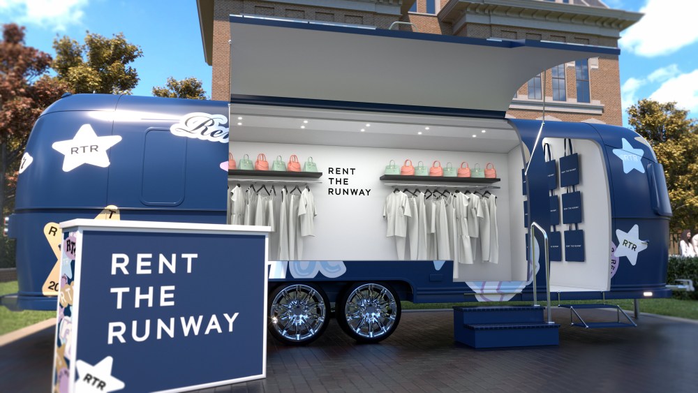 Rent the Runway rented an Airstream bus to hit Southern college campuses this fall.