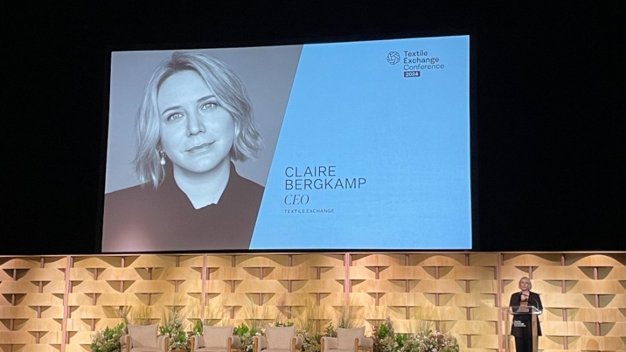 Textile Exchange CEO Claire Bergkamp.