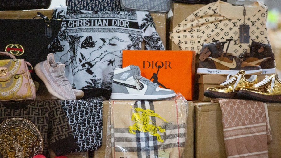 Counterfeit items seized by CBP at the Ports of Los Angeles and Long Beach.