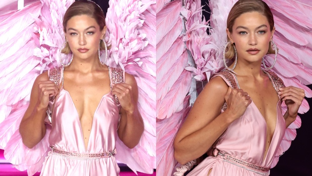 Gigi Hadid walks the runway for the Victoria's Secret Fashion Show 2024.