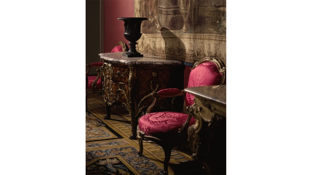 Parfums de Marly is helping to restore a wing of the Louvre's Decorative Arts department, called the Cressent rooms.
