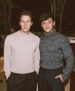 Dustin Lance Black and Tom Daley