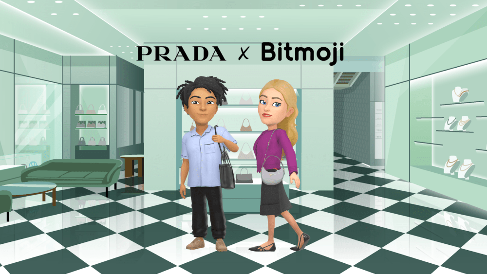 Prada Miu Miu Bitmoji Snapchat