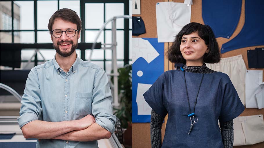 MannyAI's co-founders, Simon Johnson and Shruti Grover.