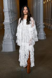 Aurora James at the 2024 LACMA Art+Film Gala at the Los Angeles County Museum of Art on November 2, 2024 in Los Angeles, California.