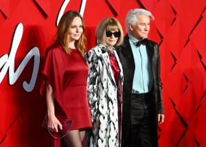 Stella McCartney, Anna Wintour, Baz Luhrmann at The Fashion Awards 2024 held at the Royal Albert Hall on December 02, 2024 in London, United Kingdom.