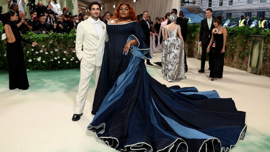 Zac Posen and Da'Vine Joy Randolph attend the 2024 Met Gala.