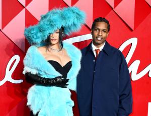Rihanna, A$AP Rocky at The Fashion Awards 2024 held at the Royal Albert Hall on December 02, 2024 in London, United Kingdom.