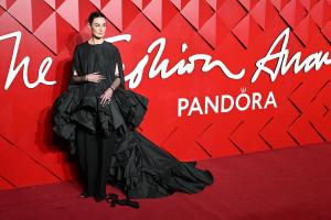 Erin O'Connor at The Fashion Awards 2024 held at the Royal Albert Hall on December 02, 2024 in London, United Kingdom.