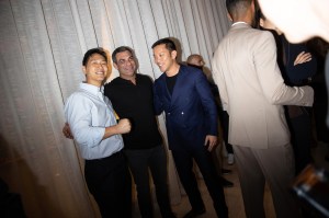 Jihan Lee, Mayor Francis Suarez and Simon Kim
