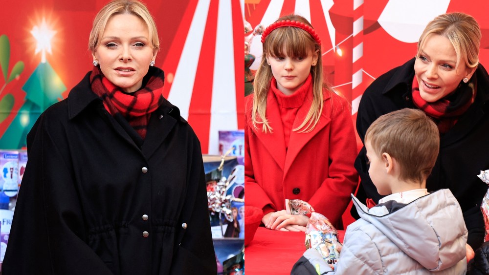 Princess Charlene, Princess Gabriella, Christmas Tree ceremony, Monaco