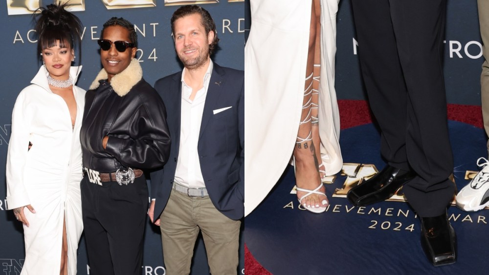 Rihanna, A$AP Rocky, Arne Freundt, Footwear News Achievement Awards, Puma, red carpet