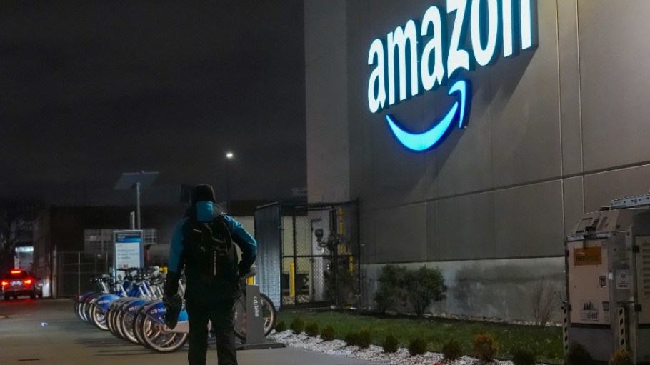 Amazon warehouse in Queens, New York.