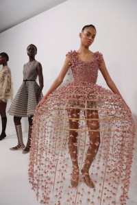 Backstage at Christian Dior Spring 2025 Couture at Paris Couture Week