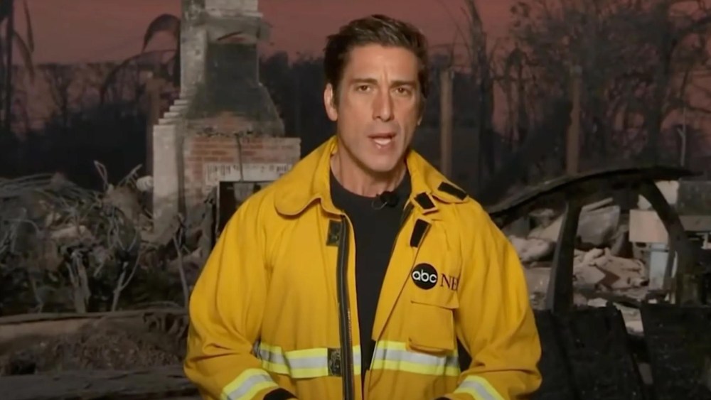David Muir yellow jacket clothespin