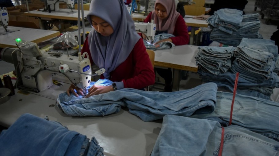 Garment workers in Malang, Indonesia, July 2024.