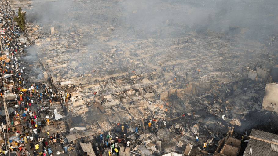 Kantmanto Market fire