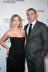 Taylor Neisen, Liev Schreiber at The National Board of Review Gala at Cipriani on January 07, 2025 in New  York, New York.
