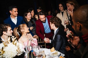 Ariana Grande, Kieran Culkin and Ethan Slater