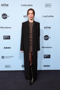 PARK CITY, UTAH - JANUARY 27: Rebecca Hall attends the "Peter Hujar's Day" Premiere during the 2025 Sundance Film Festival at Ray Theatre on January 27, 2025 in Park City, Utah.  (Photo by Maya Dehlin Spach/Getty Images)