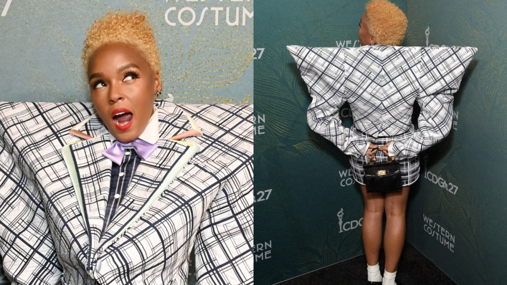 Janelle Monáe attends the 27th Costume Designers Guild Awards (CDGA) at Wilshire Ebell Theatre on February 06, 2025 in Los Angeles, California.
