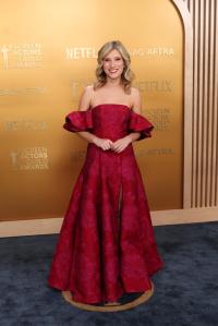 Tiffany Taylor at the 31st Screen Actors Guild Awards held at Shrine Auditorium and Expo Hall on February 23, 2025 in Los Angeles, California.