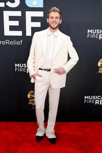 Davis Burleson at the 67th GRAMMY Awards held at the Crypto.com Arena on February 2, 2025 in Los Angeles, California.