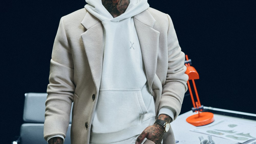Marcus Stroman in pieces from the Savage x Fenty loungewear collection.