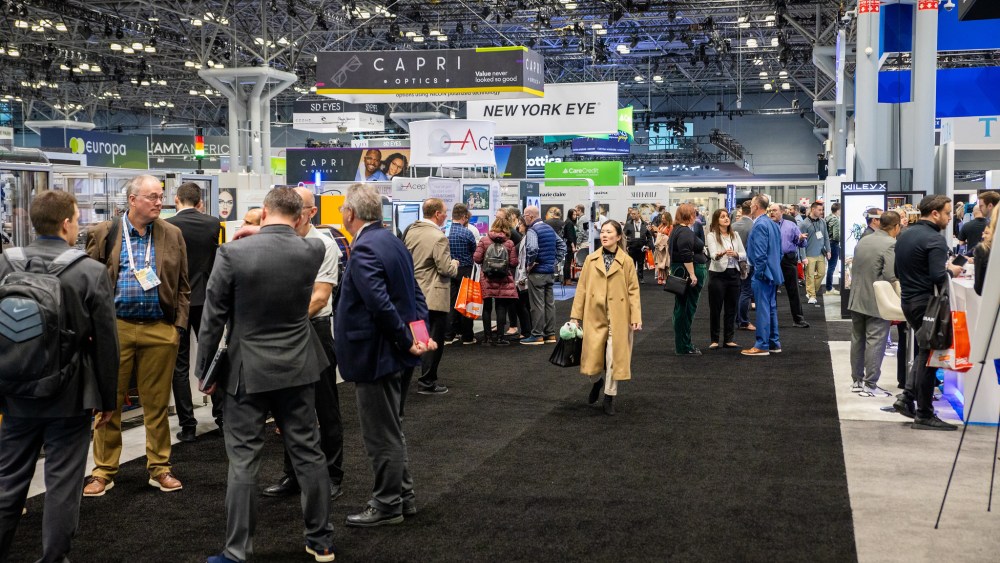 The show floor at Vision Expo East.