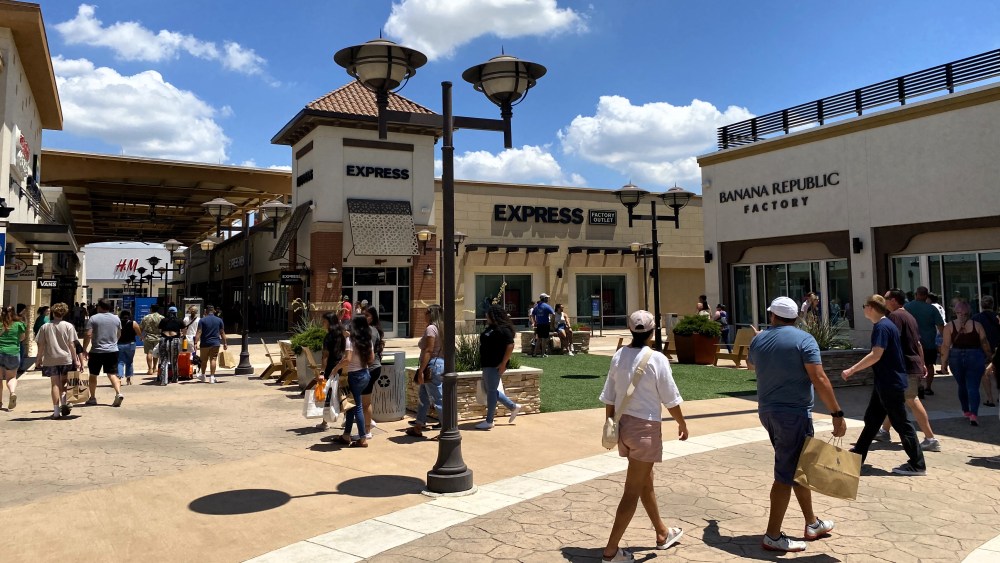 Tanger Outlets in Fort Worth, Texas.