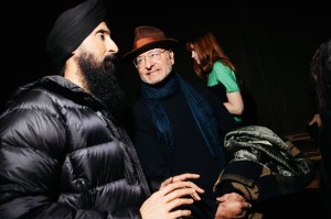 Waris Ahluwalia and Fisher Stevens