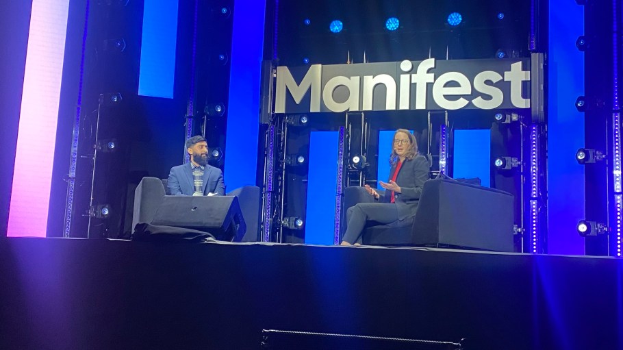 Left: Tanzil Uddin, SVP of Production of Manifest

Right: Gretchen McCarthy, EVP and chief supply chain and logistics officer, Target
