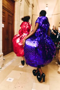 Backstage at Marc Jacobs Spring 2025 Ready-to-Wear Collection