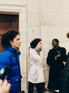 Backstage at Marc Jacobs Spring 2025 Ready-to-Wear Collection